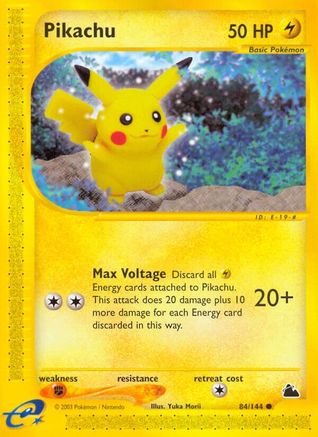 Pikachu 084  Skyridge - Common