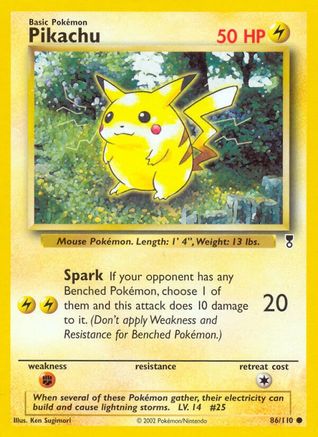 Pikachu 086/110  Legendary Collection - Common