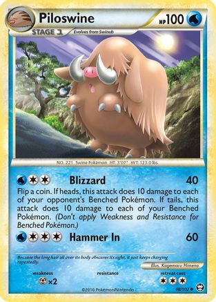 Piloswine 048/102  Triumphant - Uncommon