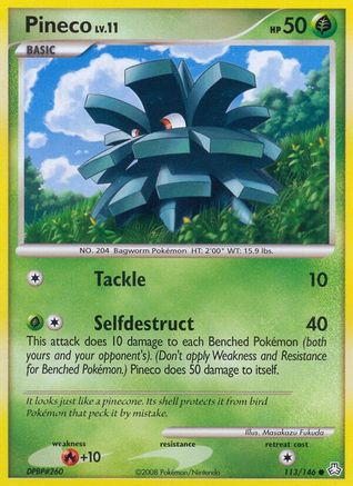 Pineco 113  Legends Awakened - Common