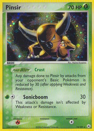 Pinsir 013  - Reverse Holofoil Hidden Legends - Holo Rare