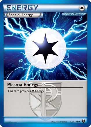 Plasma Energy (Team Plasma) 127/135  - Reverse Holofoil Plasma Storm - Uncommon