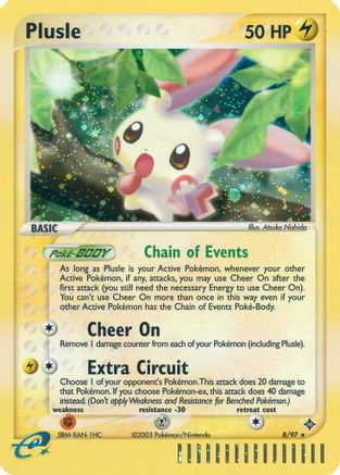 Plusle 008  - Holofoil Dragon - Holo Rare