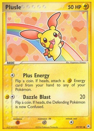 Plusle 069/101  - Reverse Holofoil Hidden Legends - Common