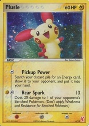 Plusle 006  - Holofoil EX Trainer Kit 2 Plusle & Minun - Common