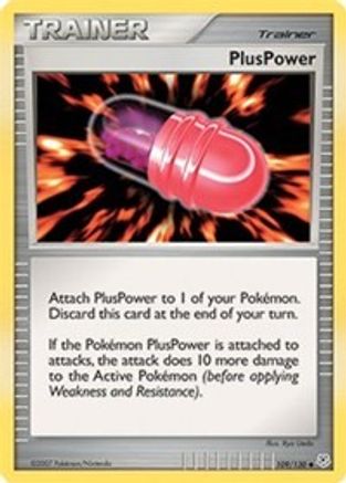 PlusPower 109  - Reverse Holofoil Diamond and Pearl - Uncommon