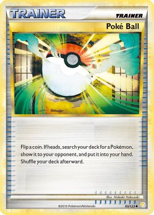 Poke Ball 095/123  - Reverse Holofoil HeartGold SoulSilver - Uncommon