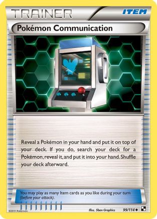 Pokemon Communication 099/114  Black and White - Uncommon