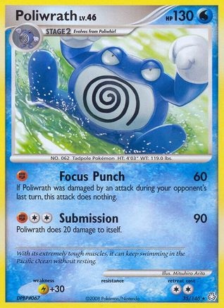 Poliwrath 035  Legends Awakened - Rare