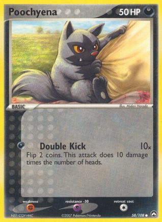 Poochyena 058/108  Power Keepers - Common
