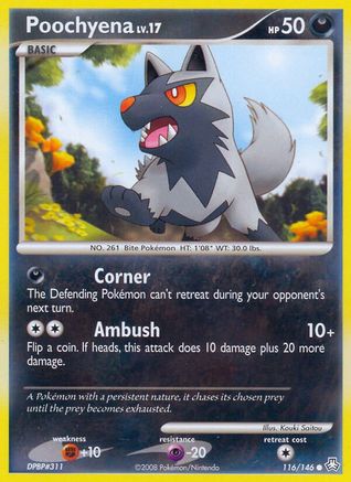 Poochyena 116  Legends Awakened - Common