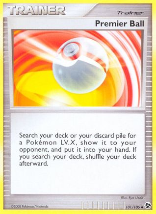 Premier Ball 101/106  - Reverse Holofoil Great Encounters - Uncommon