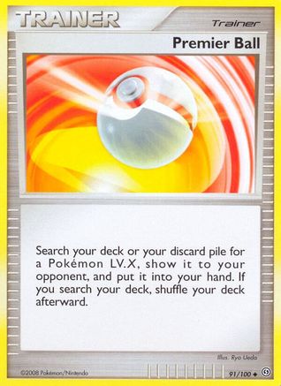 Premier Ball 091/100  - Reverse Holofoil Stormfront - Uncommon