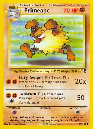 Primeape 059  Legendary Collection - Uncommon