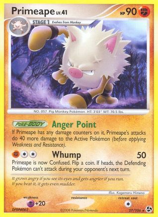 Primeape 027  Great Encounters - Rare