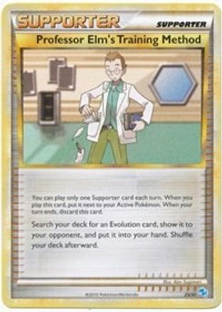 Professor Elm's Training Method 025  HGSS Trainer Kit Gyarados & Raichu - Common
