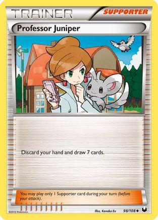 Professor Juniper 098/108  Dark Explorers - Uncommon