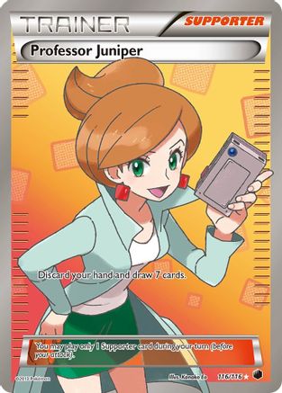 Professor Juniper (116 Full Art) 116  - Holofoil Plasma Freeze - Ultra Rare