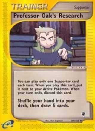 Professor Oak's Research 149/165  - Reverse Holofoil Expedition - Uncommon