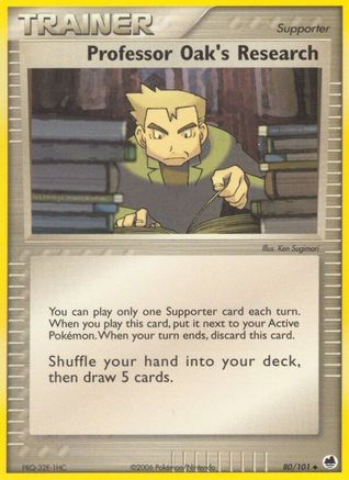 Professor Oak's Research 080  Dragon Frontiers - Uncommon