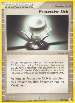 Protective Orb 090  - Reverse Holofoil Unseen Forces - Uncommon