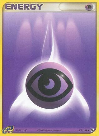 Psychic Energy 107/109  - Reverse Holofoil Ruby and Sapphire - Common