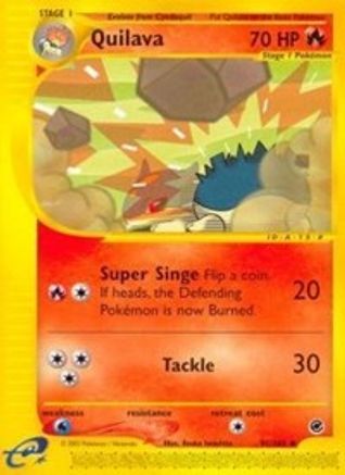 Quilava 091/165  - Reverse Holofoil Expedition - Uncommon