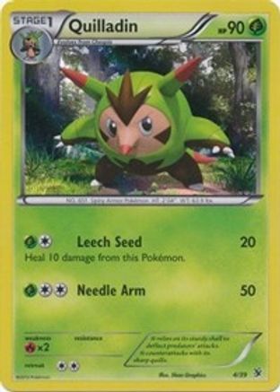 Quilladin 004/39  Kalos Starter Set - Common