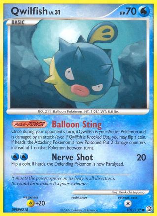 Qwilfish 101  Secret Wonders - Common