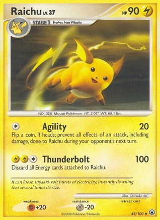 Raichu 045  Majestic Dawn - Uncommon