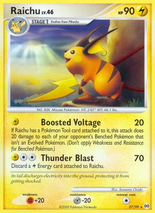 Raichu 027  Arceus - Rare