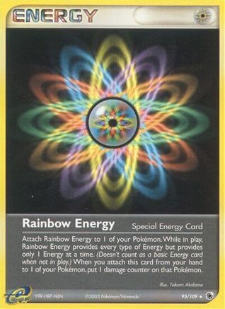 Rainbow Energy 095/109  Ruby and Sapphire - Rare