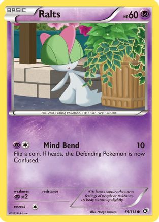 Ralts 059  Legendary Treasures - Common