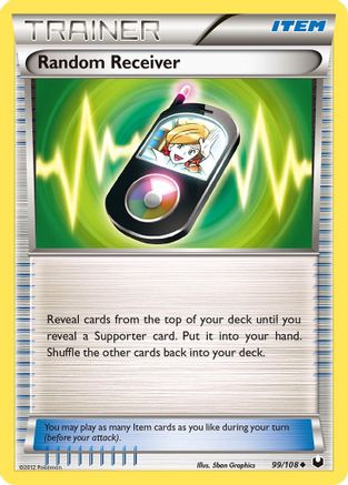 Random Receiver 099/108  - Reverse Holofoil Dark Explorers - Uncommon