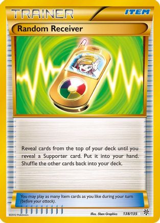 Random Receiver 138  - Holofoil Plasma Storm - Ultra Rare