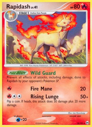 Rapidash (28) 028  Arceus - Rare