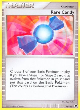 Rare Candy 102/106  - Reverse Holofoil Great Encounters - Uncommon