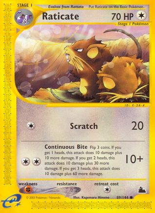 Raticate 089  Skyridge - Common