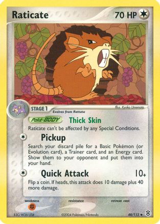 Raticate 048  FireRed & LeafGreen - Uncommon