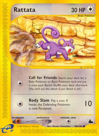 Rattata 090  Skyridge - Common