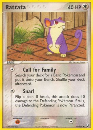 Rattata 072/109  Team Rocket Returns - Common