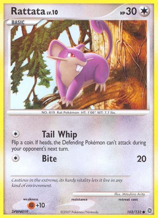 Rattata 103  Secret Wonders - Common