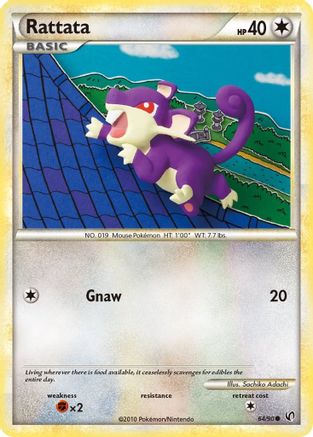 Rattata 064/90  Undaunted - Common