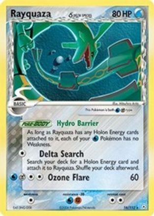 Rayquaza 016/110  - Reverse Holofoil Holon Phantoms - Holo Rare