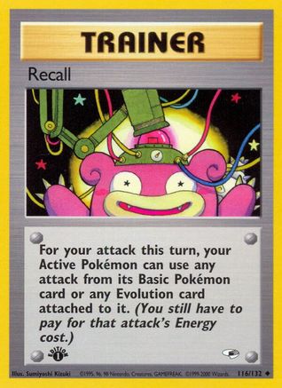 Recall 116/132  - Unlimited Gym Heroes - Uncommon