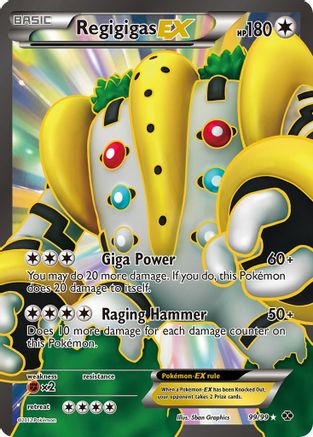 Regigigas EX (99 Full Art) 099  - Holofoil Next Destinies - Ultra Rare