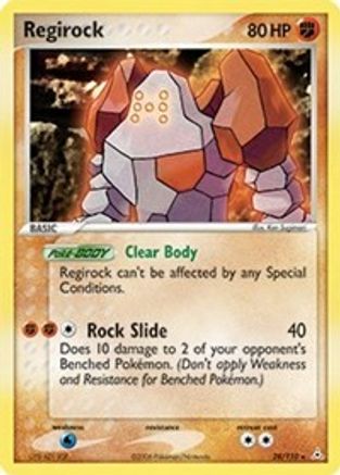 Regirock 028  Holon Phantoms - Rare