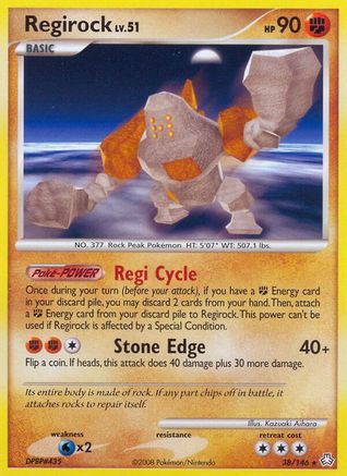 Regirock 038  Legends Awakened - Rare