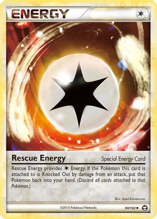 Rescue Energy 090  - Reverse Holofoil Triumphant - Uncommon