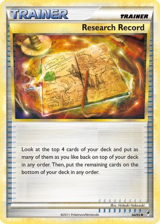 Research Record 084  - Reverse Holofoil Call of Legends - Uncommon